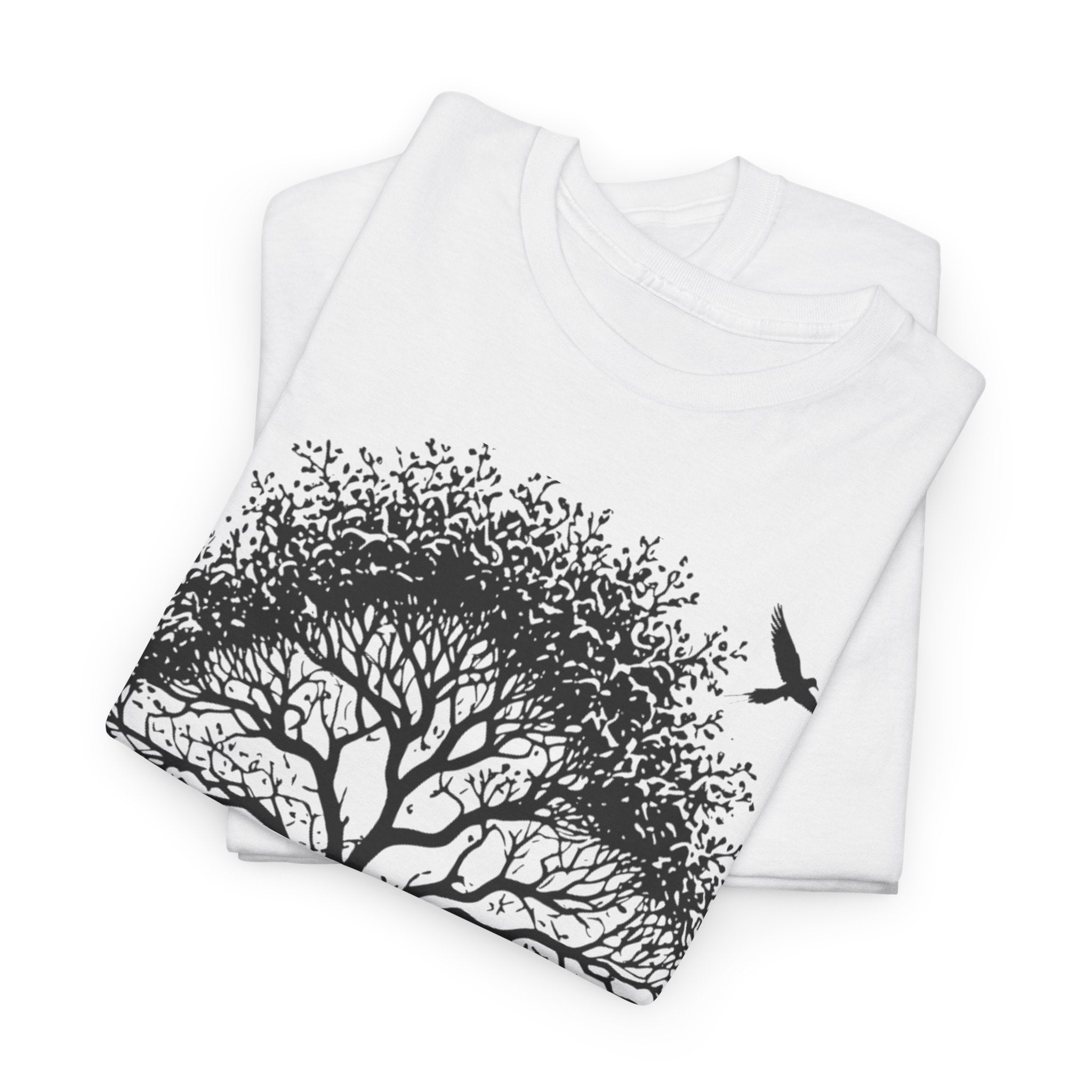 Roots & Dreams Nature Tee — Motivational Tree Graphic T-Shirt