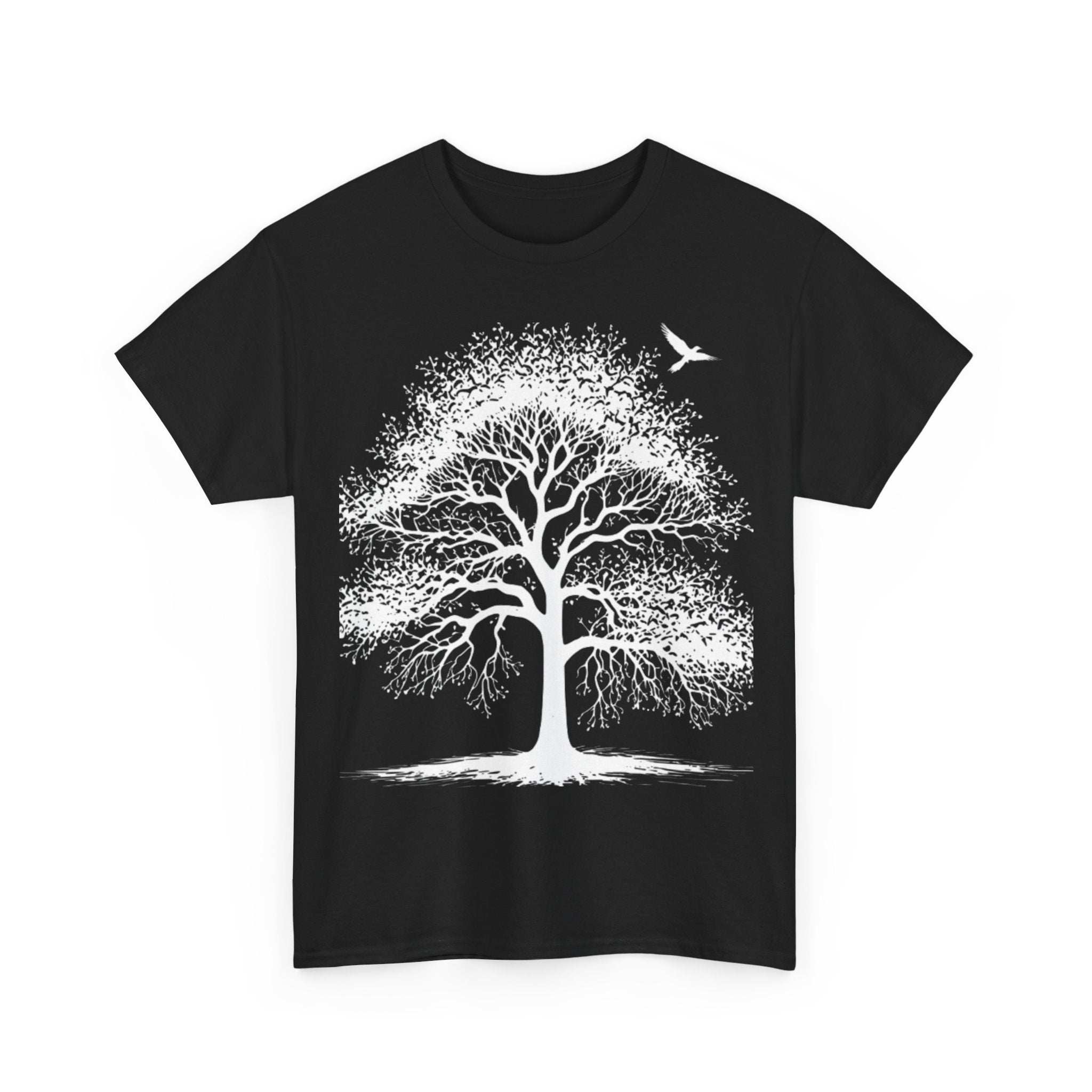 Roots & Dreams Nature Tee — Motivational Tree Graphic T-Shirt