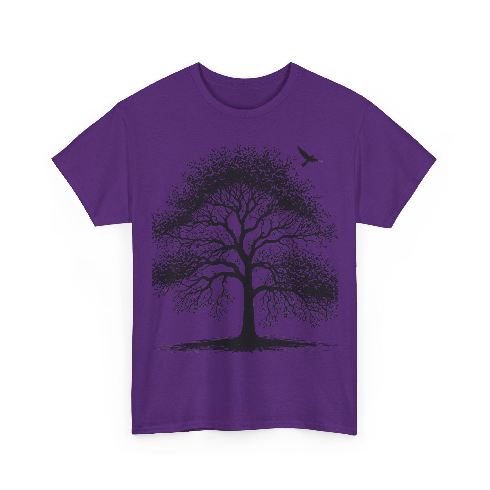 Roots & Dreams Nature Tee — Motivational Tree Graphic T-Shirt