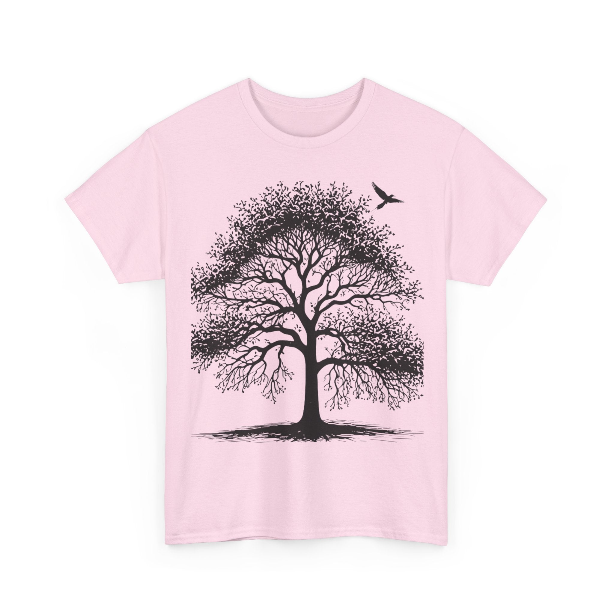 Roots & Dreams Nature Tee — Motivational Tree Graphic T-Shirt