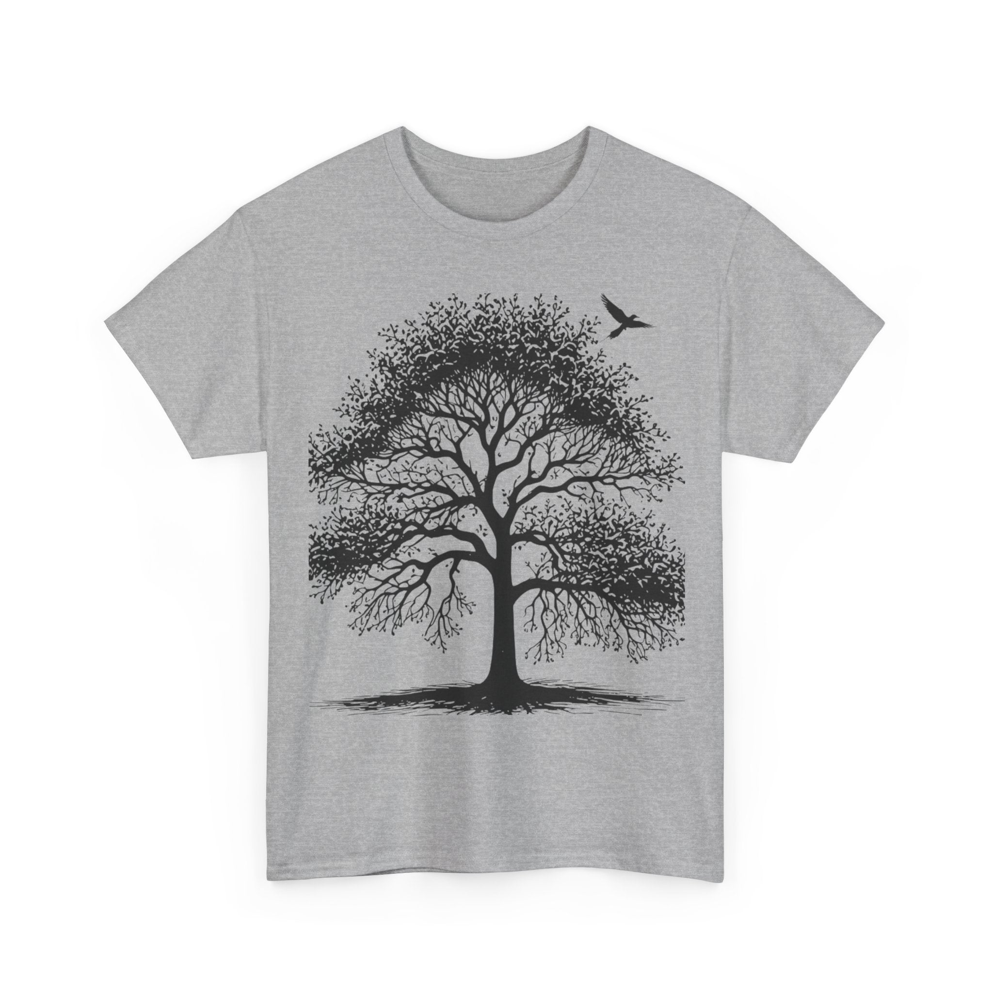 Roots & Dreams Nature Tee — Motivational Tree Graphic T-Shirt
