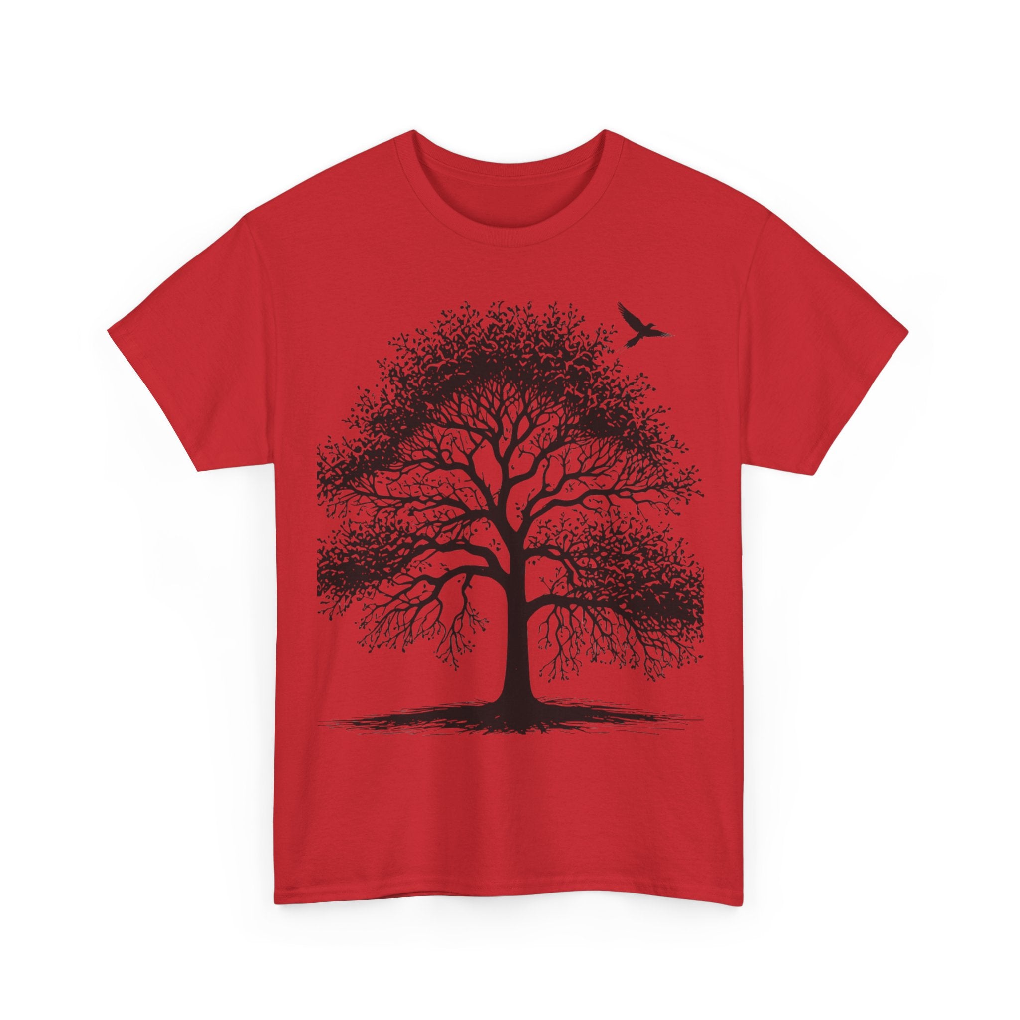 Roots & Dreams Nature Tee — Motivational Tree Graphic T-Shirt